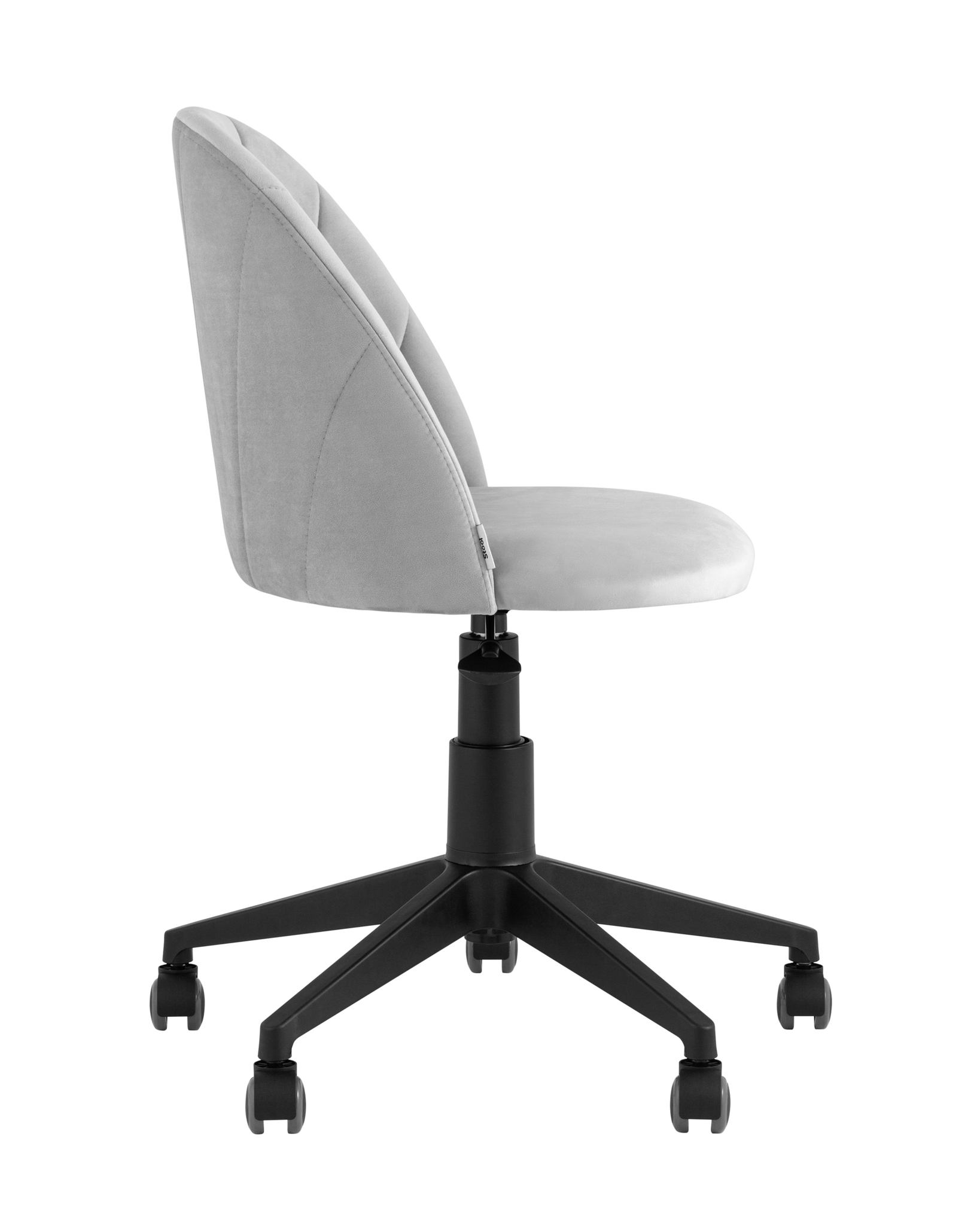 Кресло компьютерное Логан велюр светло-серый Stool Group