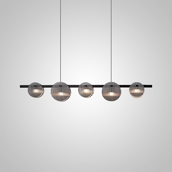 Реечный, рядный светильник RUTGER LONG L110 Black by ImperiumLoft