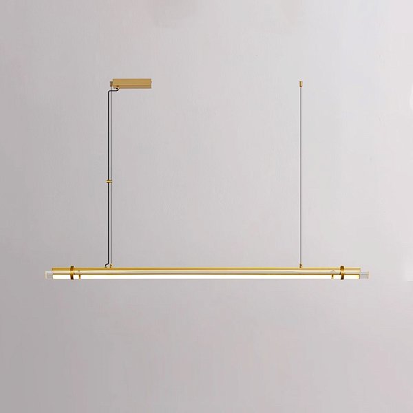 Реечный, рядный светильник DITMAR LONG L120 Brass by ImperiumLoft
