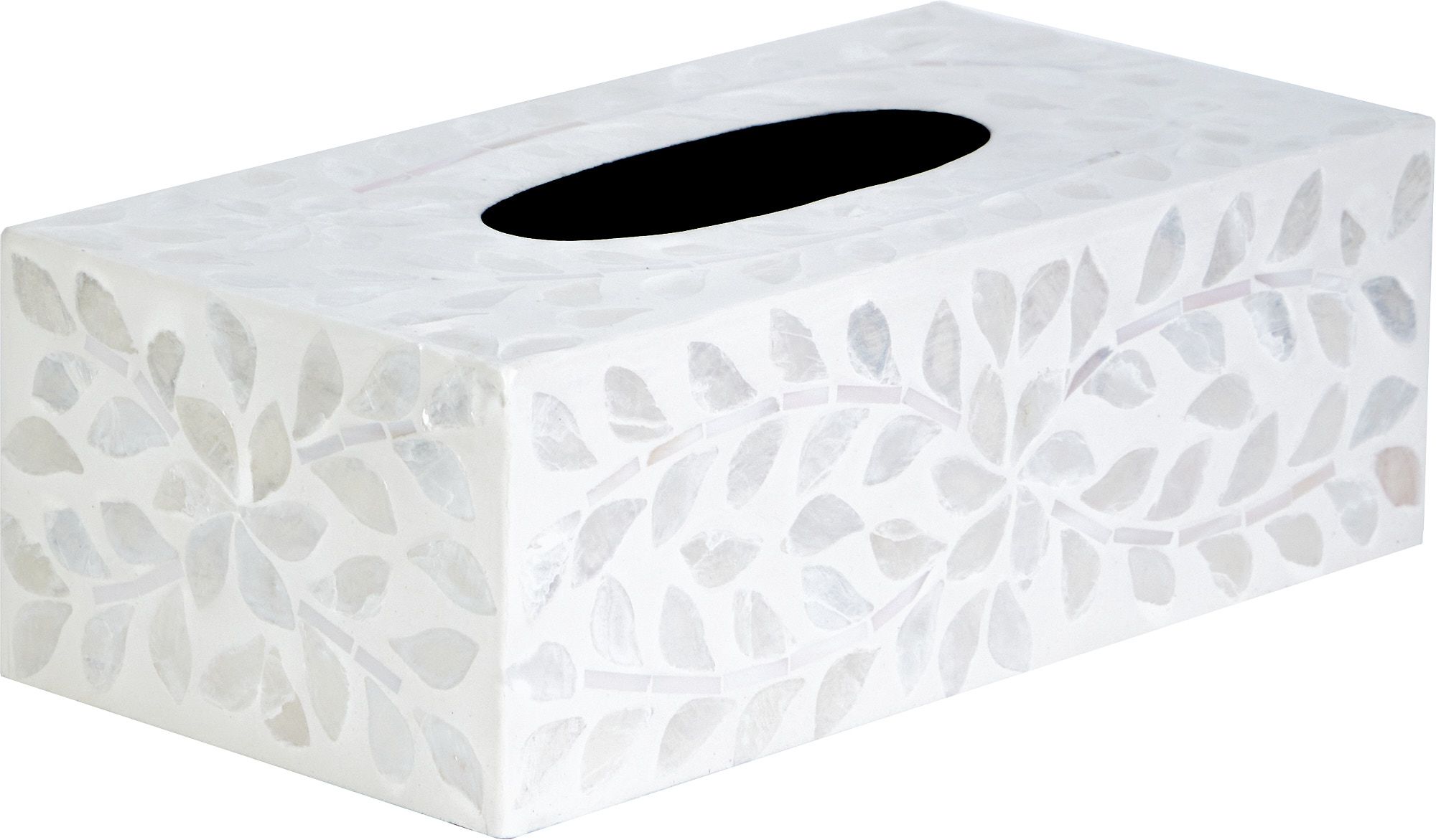 Салфетница с отделкой раковинами устриц Glasar 67-031