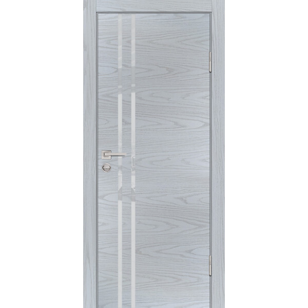 Межкомнатная дверь Graf P-11 лунный лакобель Дуб скай серый (2000 х 700)
