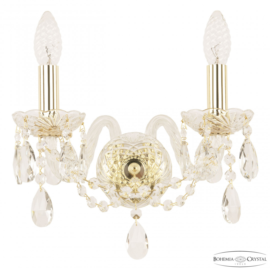 Бра хрустальные 116B/2/141 G Bohemia Ivele Crystal