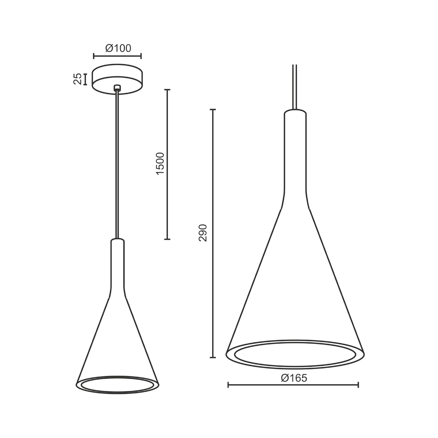 Подвесной светодиодный светильник Ledron VIVIAN B