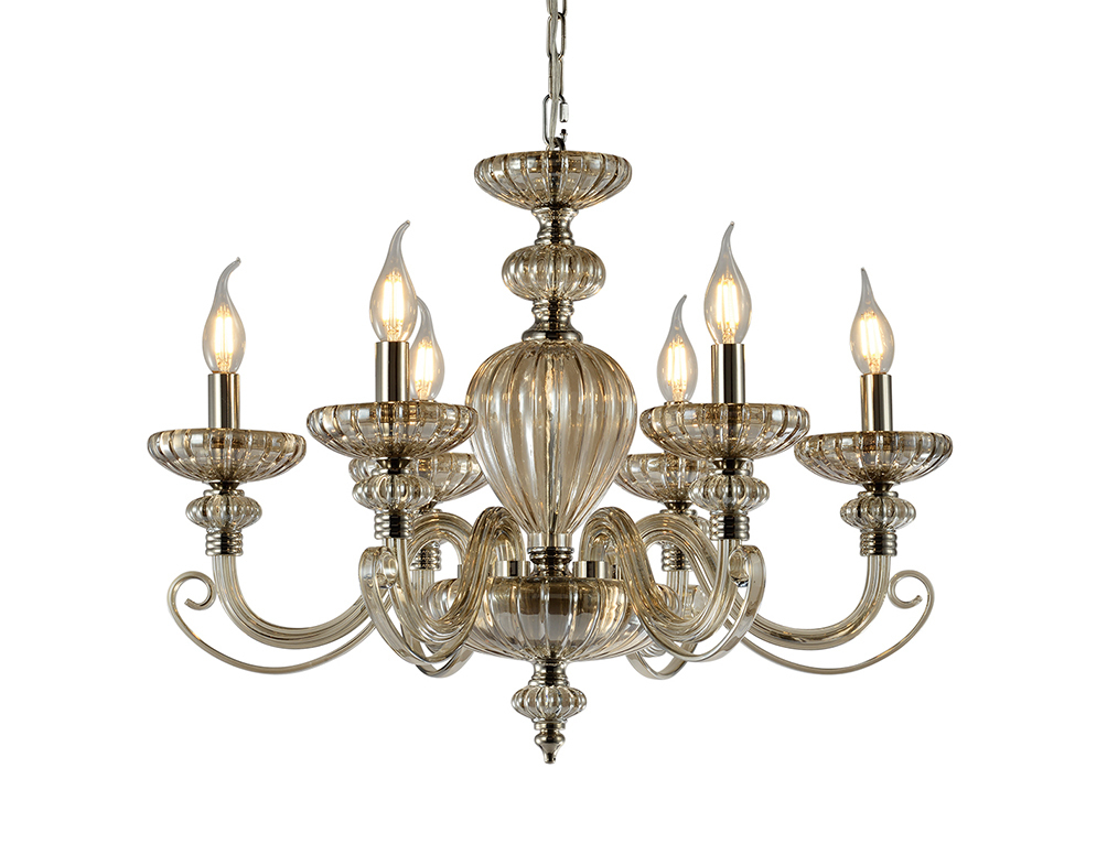 Люстра Newport 12806/C cognac