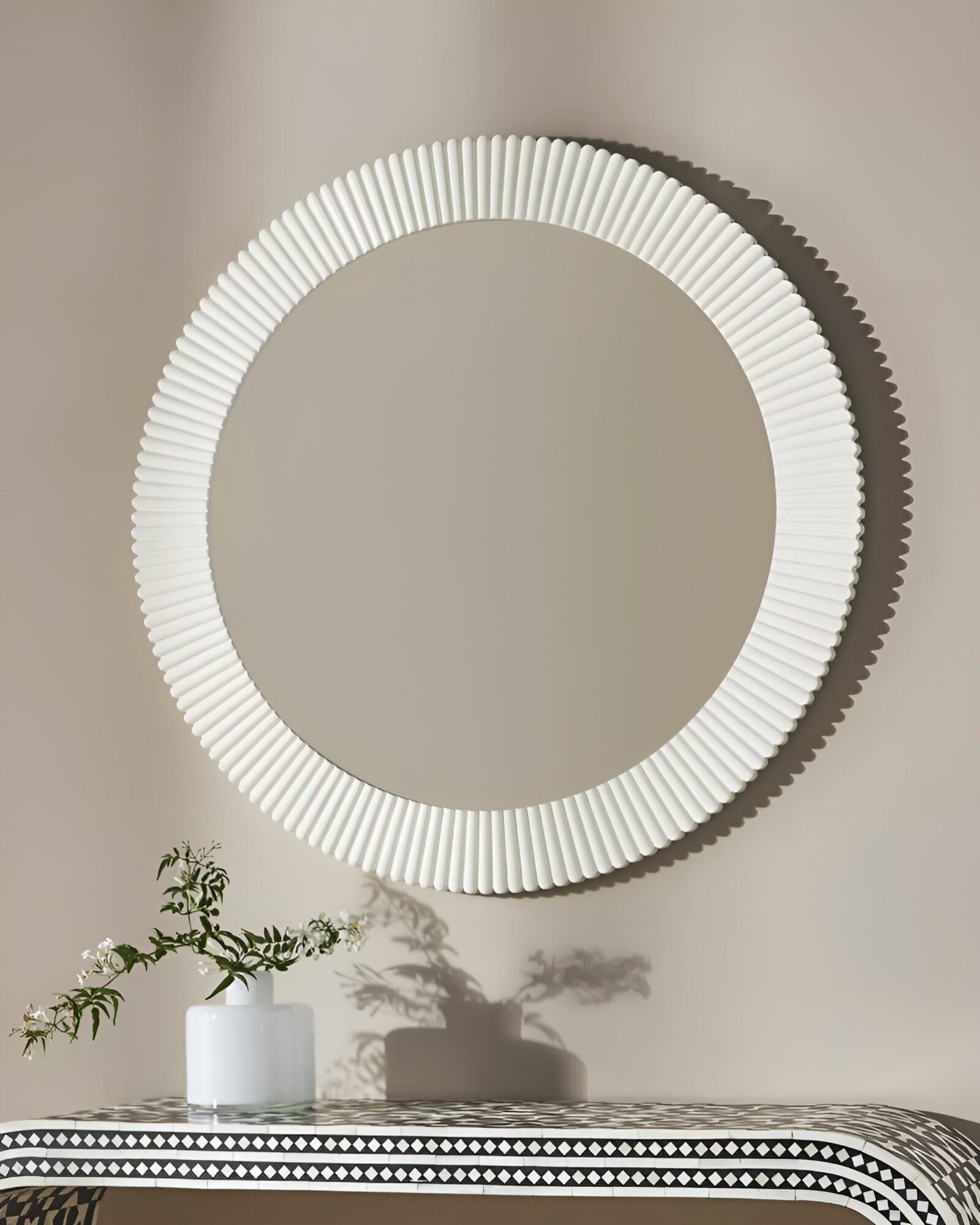 Зеркало в круглой раме Джослин Louvre Home LHDWM201123URSK