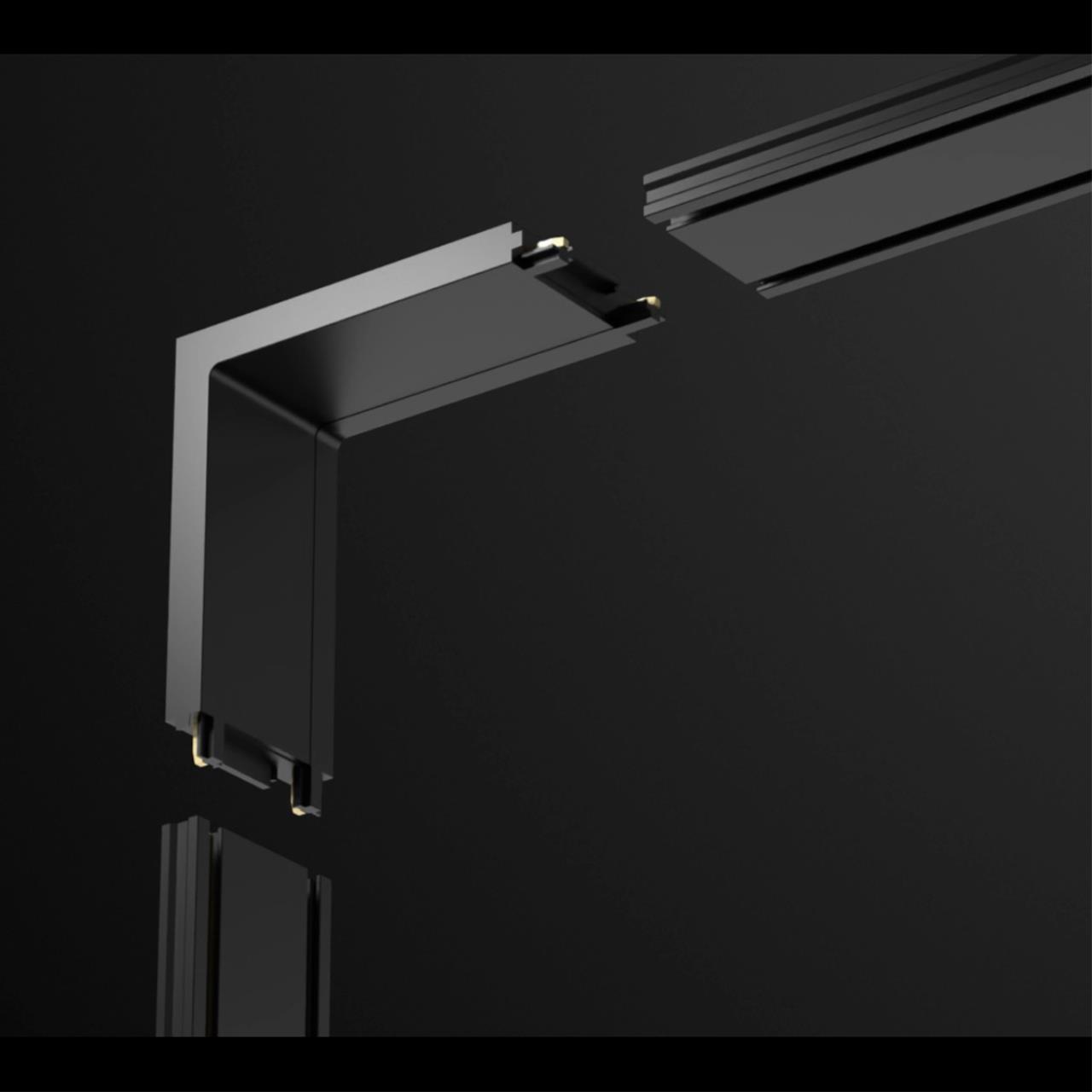 Соединитель с токопроводом "Г" для низковольтного шинопровода (потолок/стена) Novotech 135214