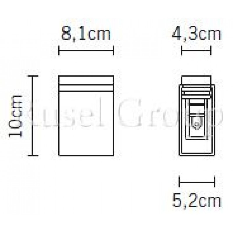 Настенный светильник Fabbian Bijou D75 D07 02