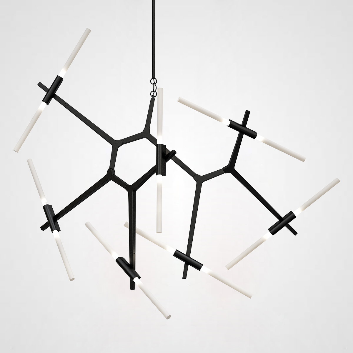 Люстра Агнес Chandelier Summer 14 Black by ImperiumLoft