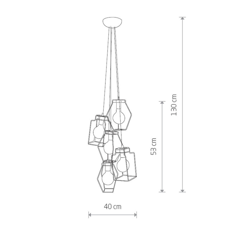 Каскадная люстра Nowodvorski 9665