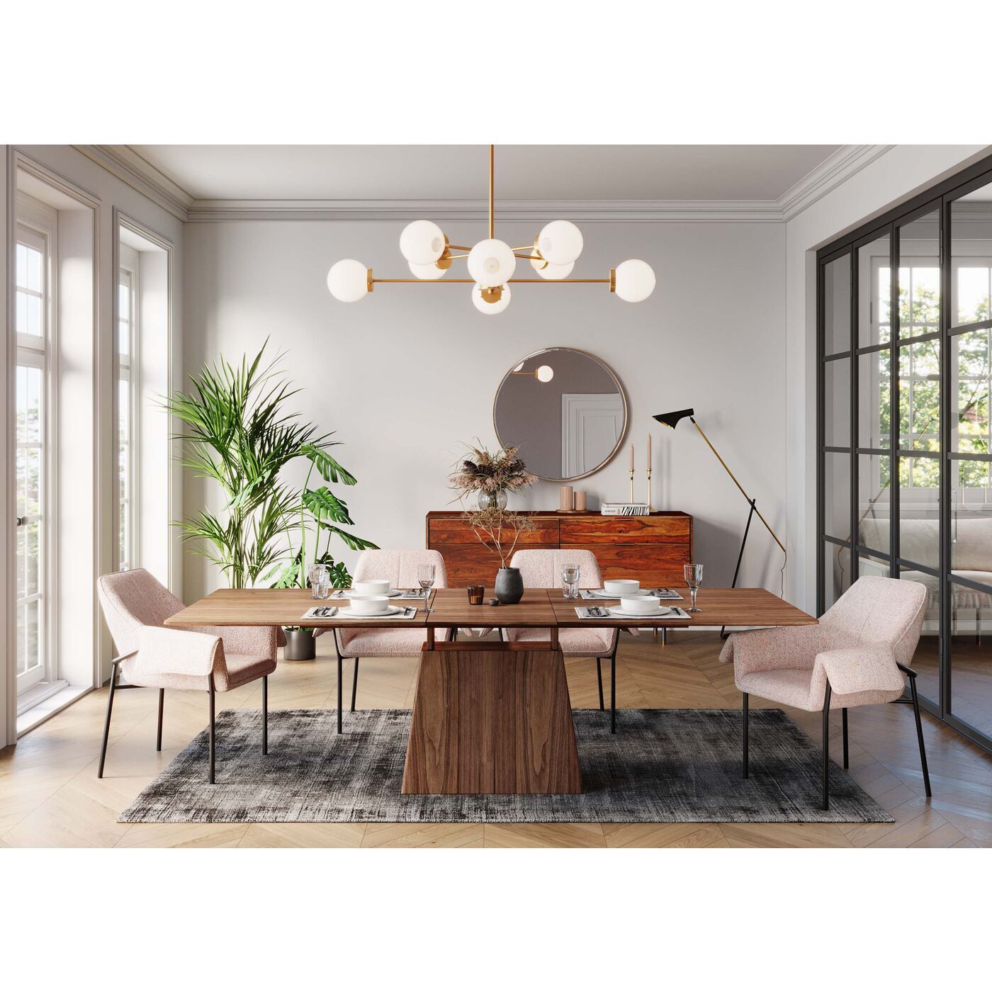 Стол раздвижной KARE Benvenuto 80123