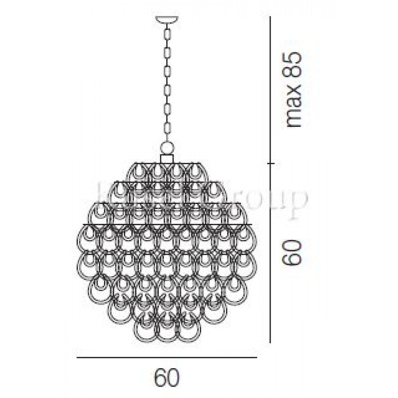 Подвесной светильник Vistosi GIOGALI SP 60