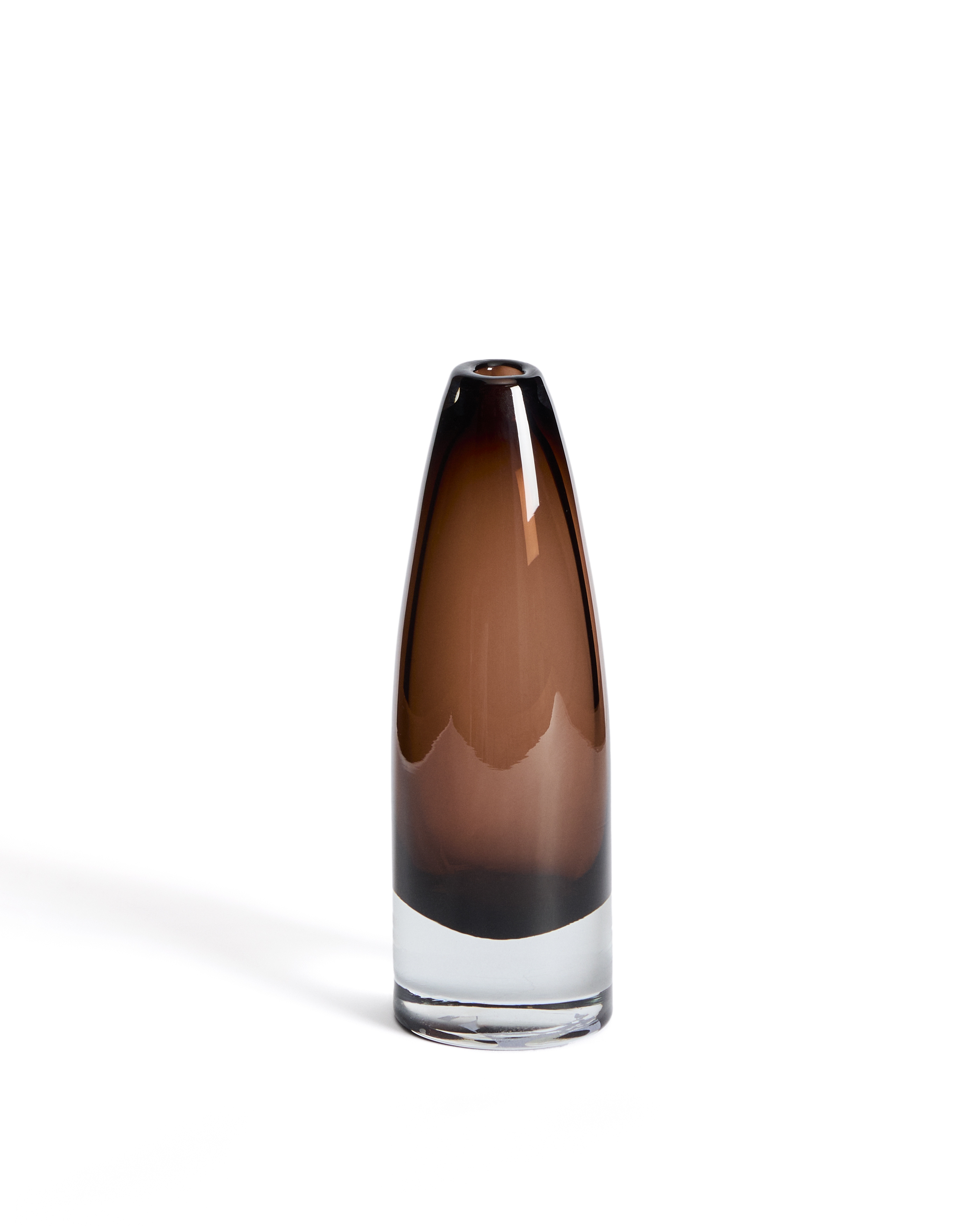 Ваза из коричневого стекла Toli 22,5 см La Forma (ex Julia Grup)