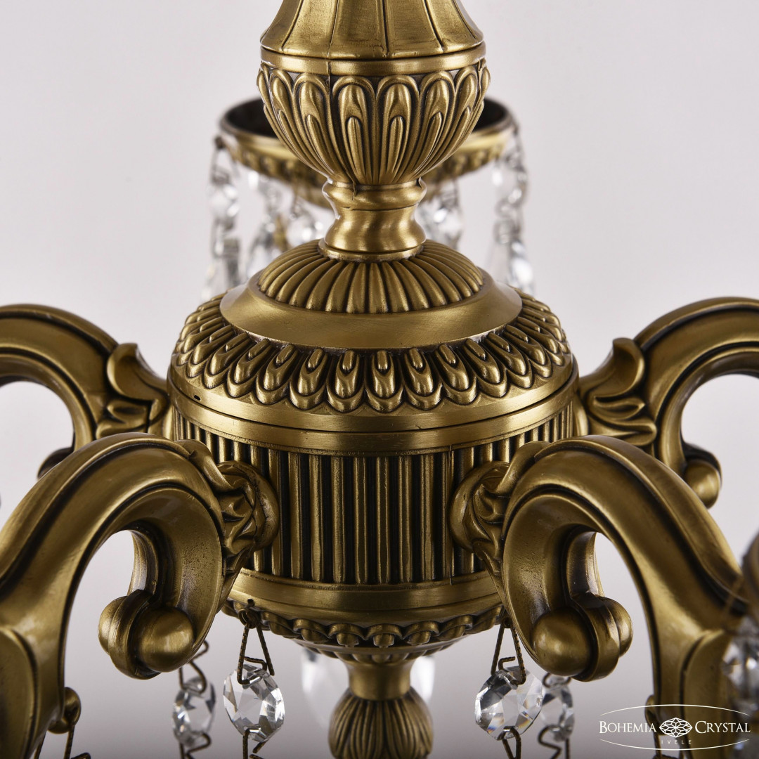 Люстра бронзовая с хрусталём 75101/5/125 B FP