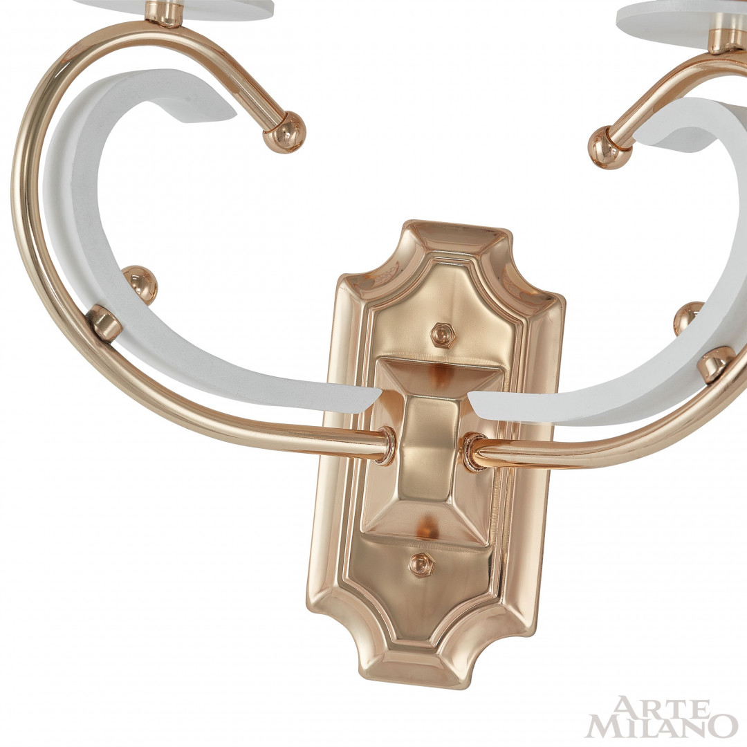 Бра с плафонами 301237/2W Wh/Gd Arte Milano