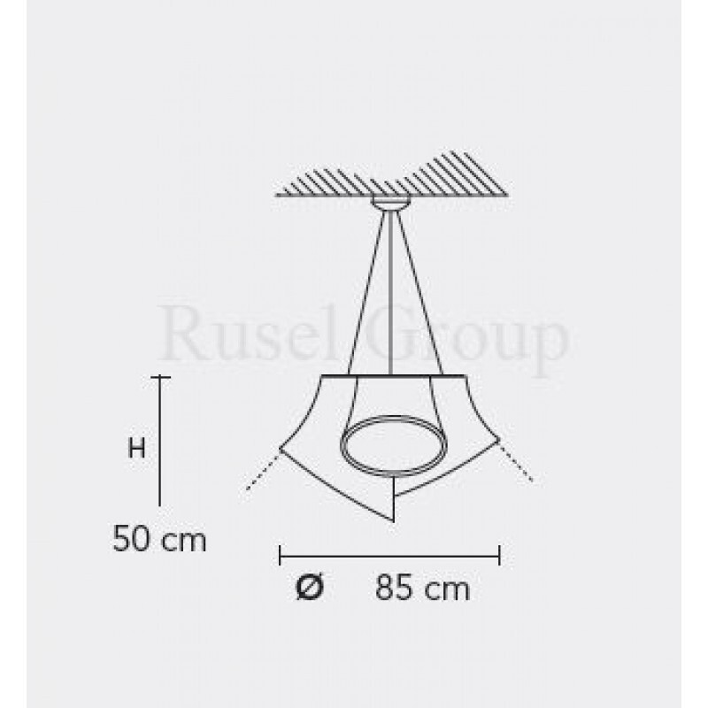 Подвесной светильник Masiero MABELL S3