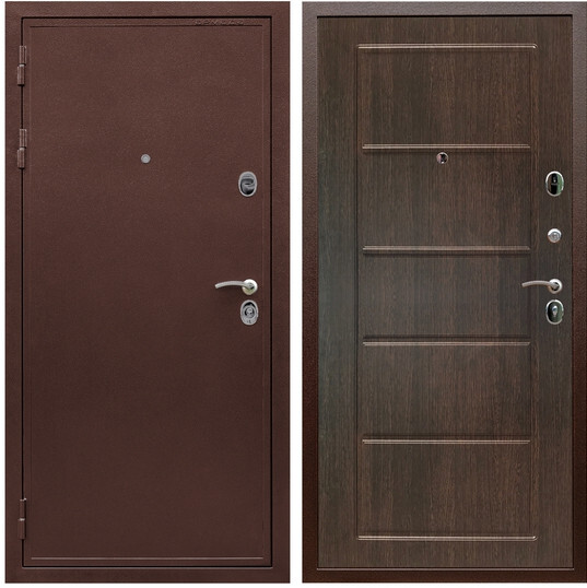 Дверь входная Graf Престиж 2 Антик медь / МДФ 6 мм ФЛ-39 Венге