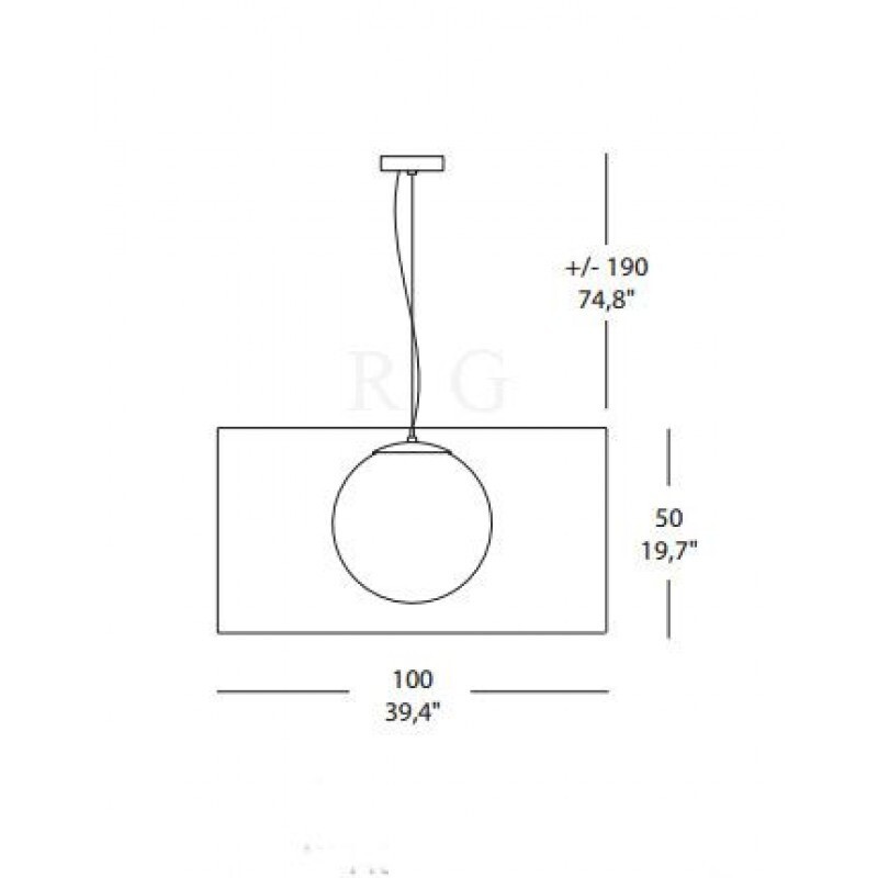 Подвесной светильник Morosini Fog SO 100 Подвесной светильник Morosini Fog SO 100