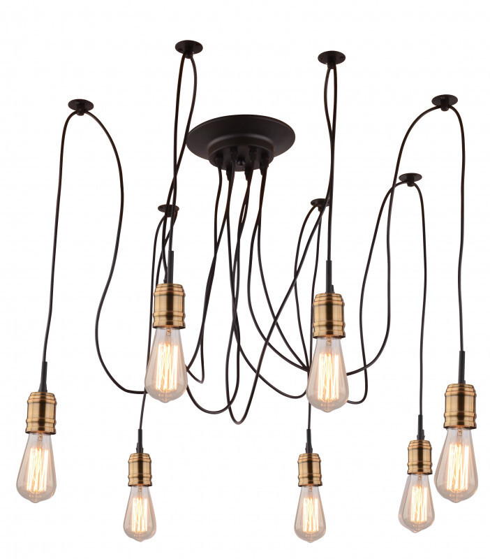 Подвесная люстра Arte Lamp A4290SP-7BK