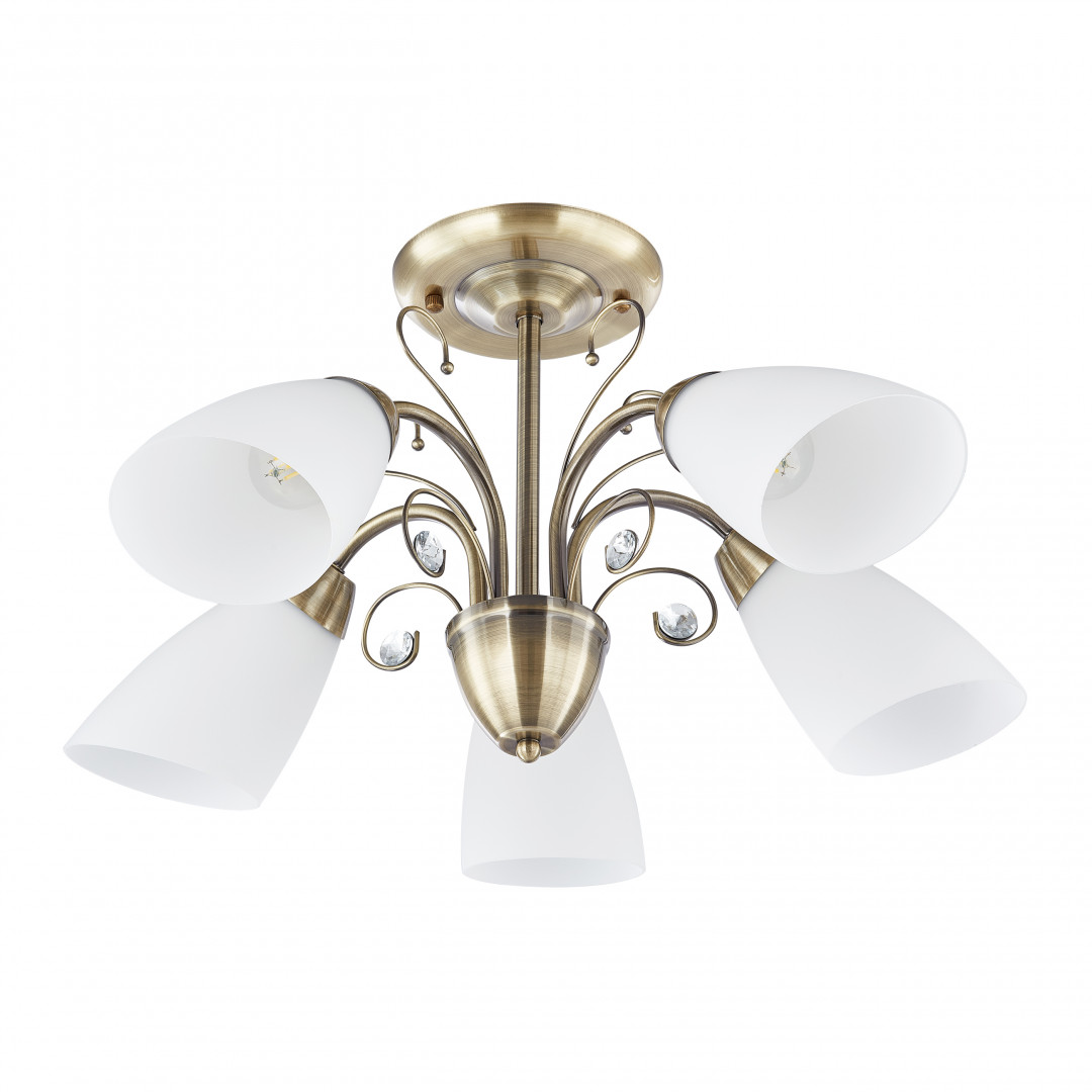 Люстра потолочная с плафонами 337454/5 AB Arte Milano