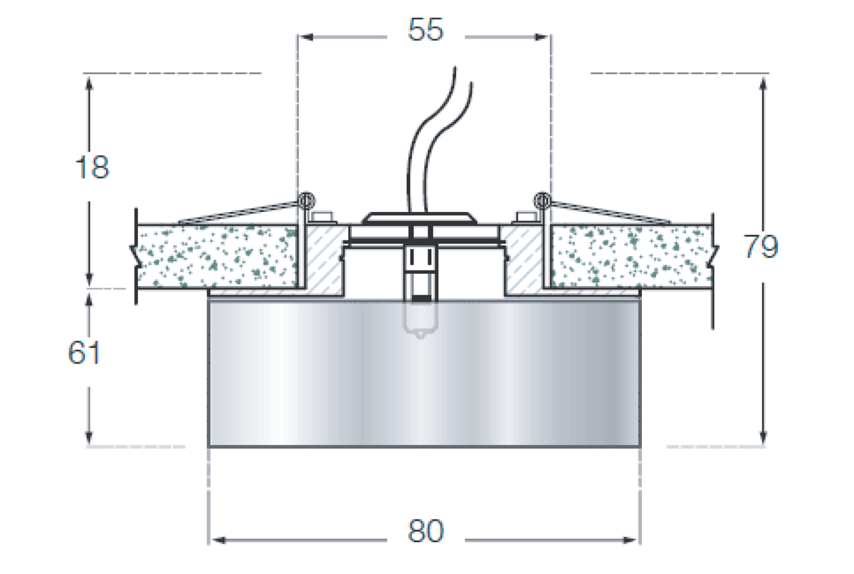 Встраиваемый светильник Donolux DL037C-Black
