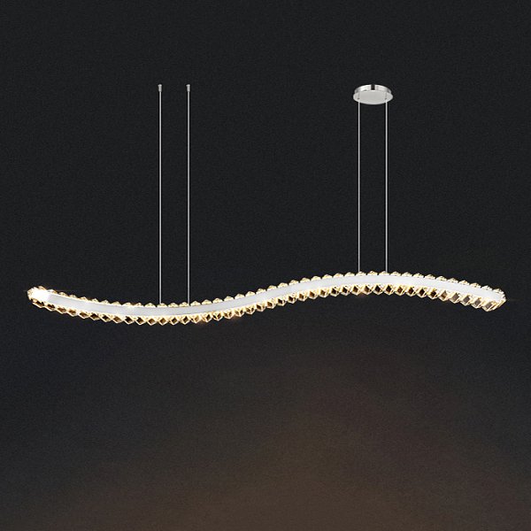 Подвесной светильник BERTOLDA W A L120 Chrome by ImperiumLoft