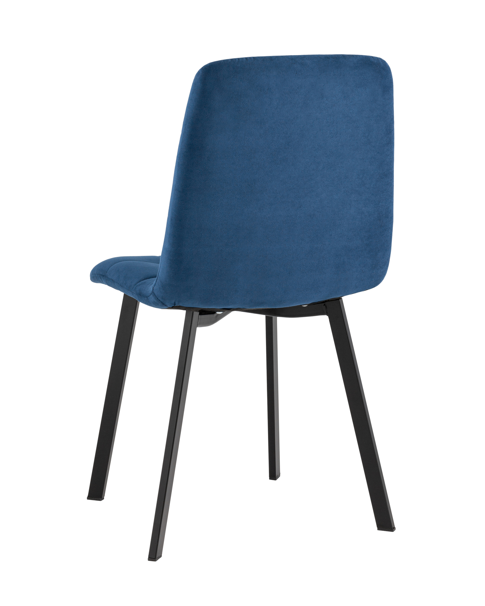Стул Oliver Square велюр синий Stool Group