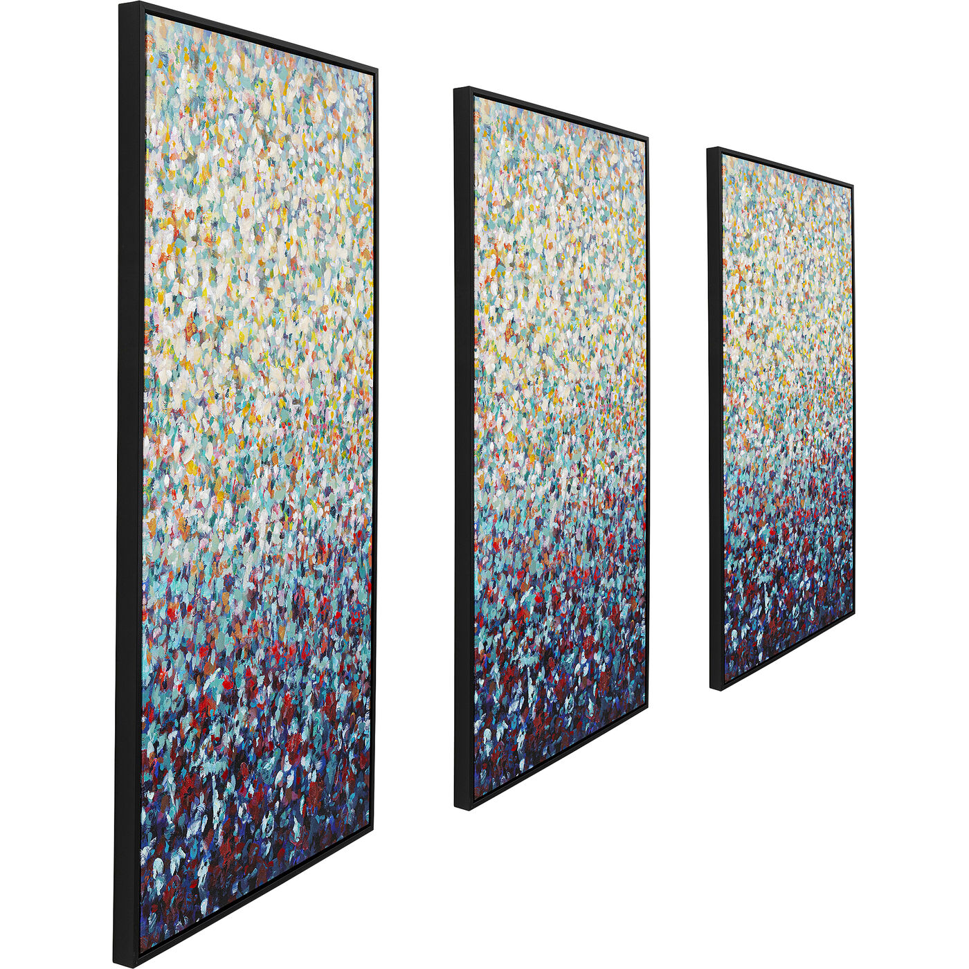 Картина на холсте Konfetti 240x160 см (3 шт) KARE 56211