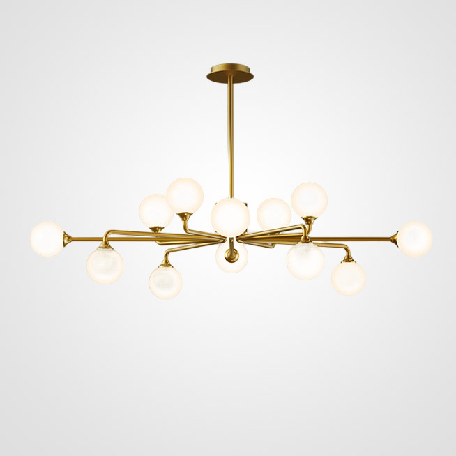 Потолочная люстра PROTON L12 Brass by ImperiumLoft