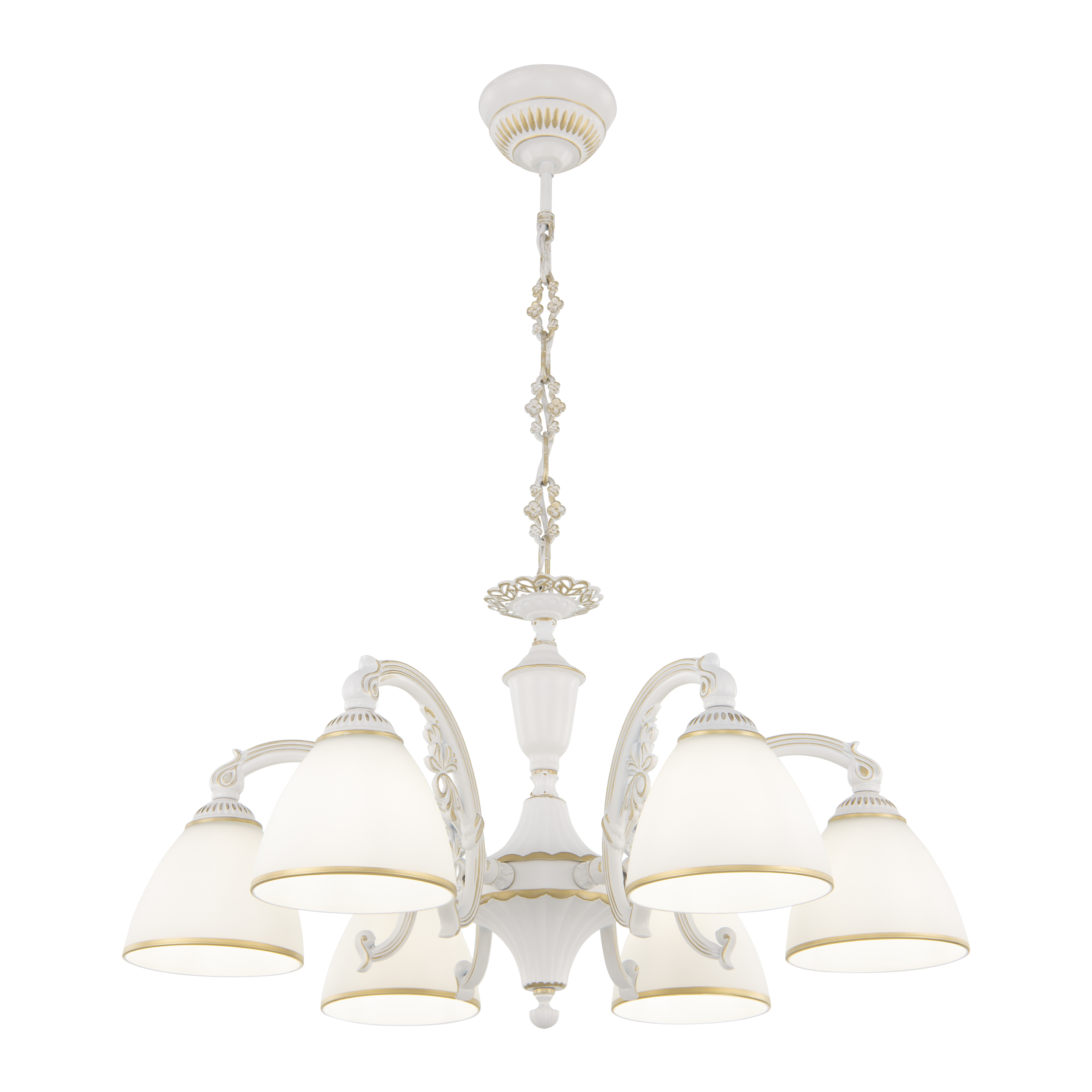 Люстра с плафонами 347837/6 WT+G Arte Milano