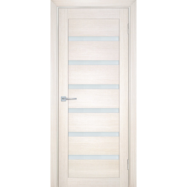 Межкомнатная дверь Graf ТЕХНО-707 белый сатинат Сандал бежевый (1900 х 550)