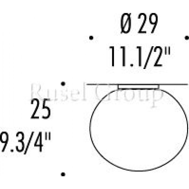 Потолочный светильник LEUCOS SPHERA PL29