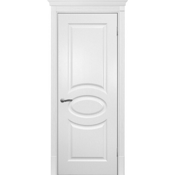 Межкомнатная дверь Graf Смальта 12 Белый ral 9003 (1900 х 600)