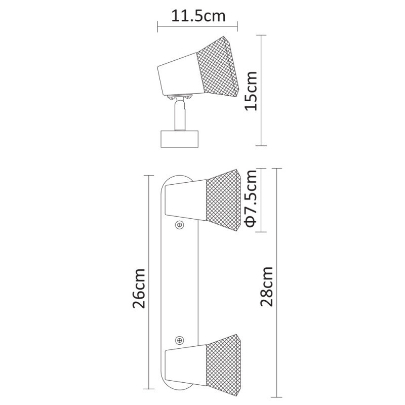 Бра Arte Lamp A9268AP-2WH