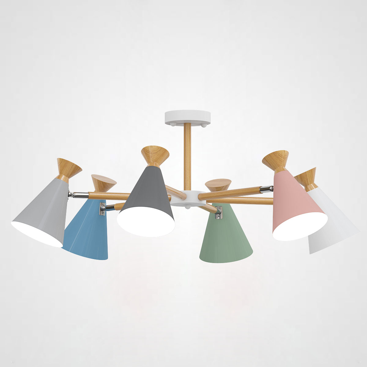 Люстра на штанге OLA D76.5 Multicolor by ImperiumLoft