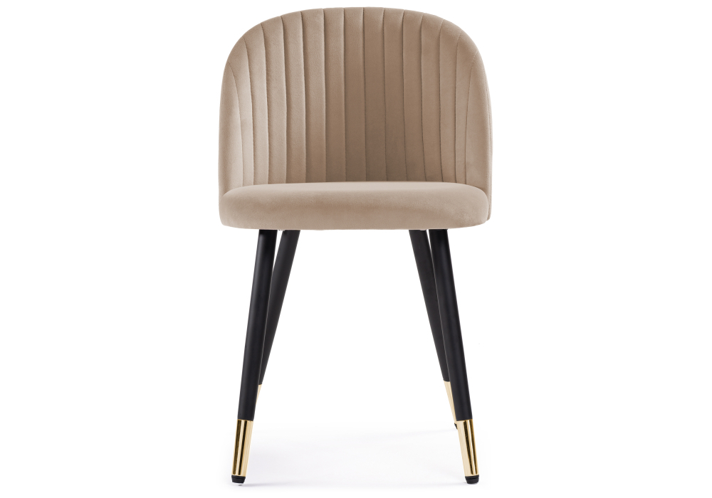 Стул Woodville Gabi dark beige / black / gold 15380