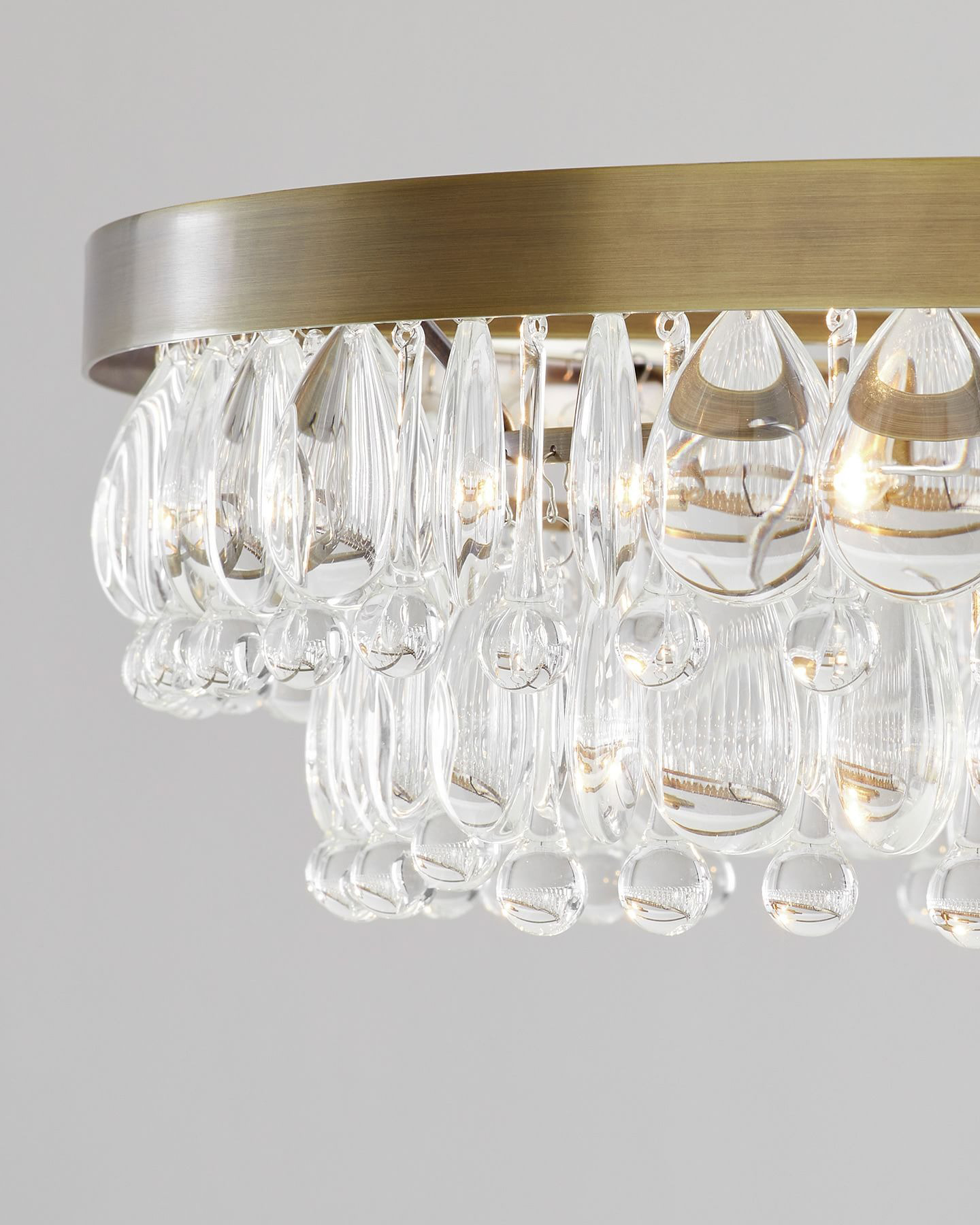 Золотая круглая люстра Асуан Louvre Home LHLCH091023SWL