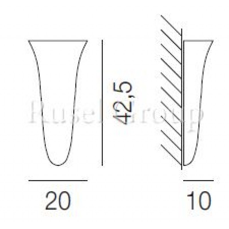 Настенный светильник Vistosi GOTO AP P