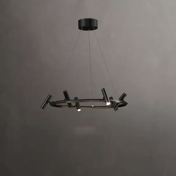 Кольцевые люстры и светильники LEEDS RING L6 by ImperiumLoft