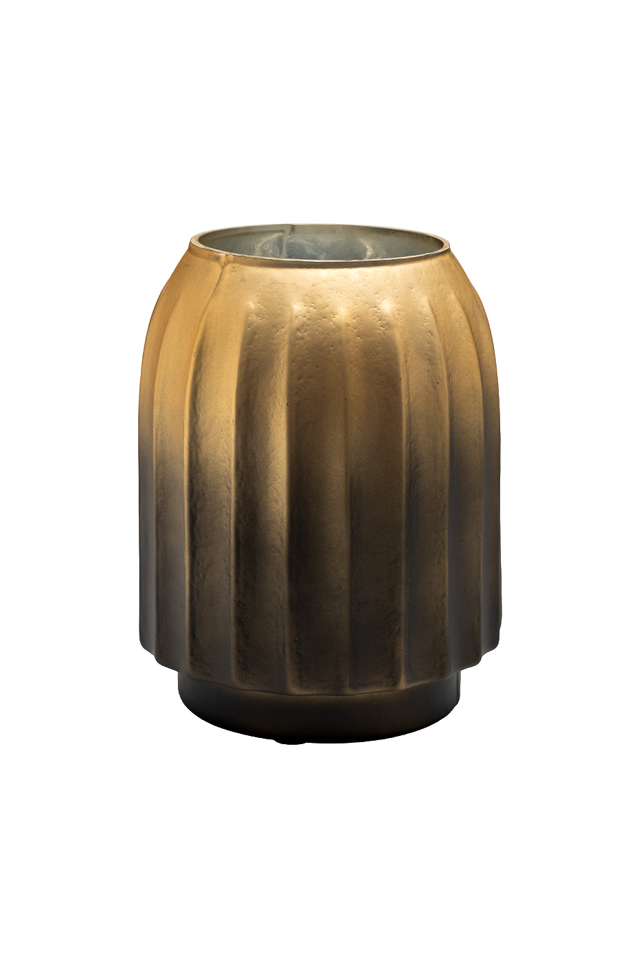 Ваза декоративная стеклянная золотая Garda Decor 71PN-52239