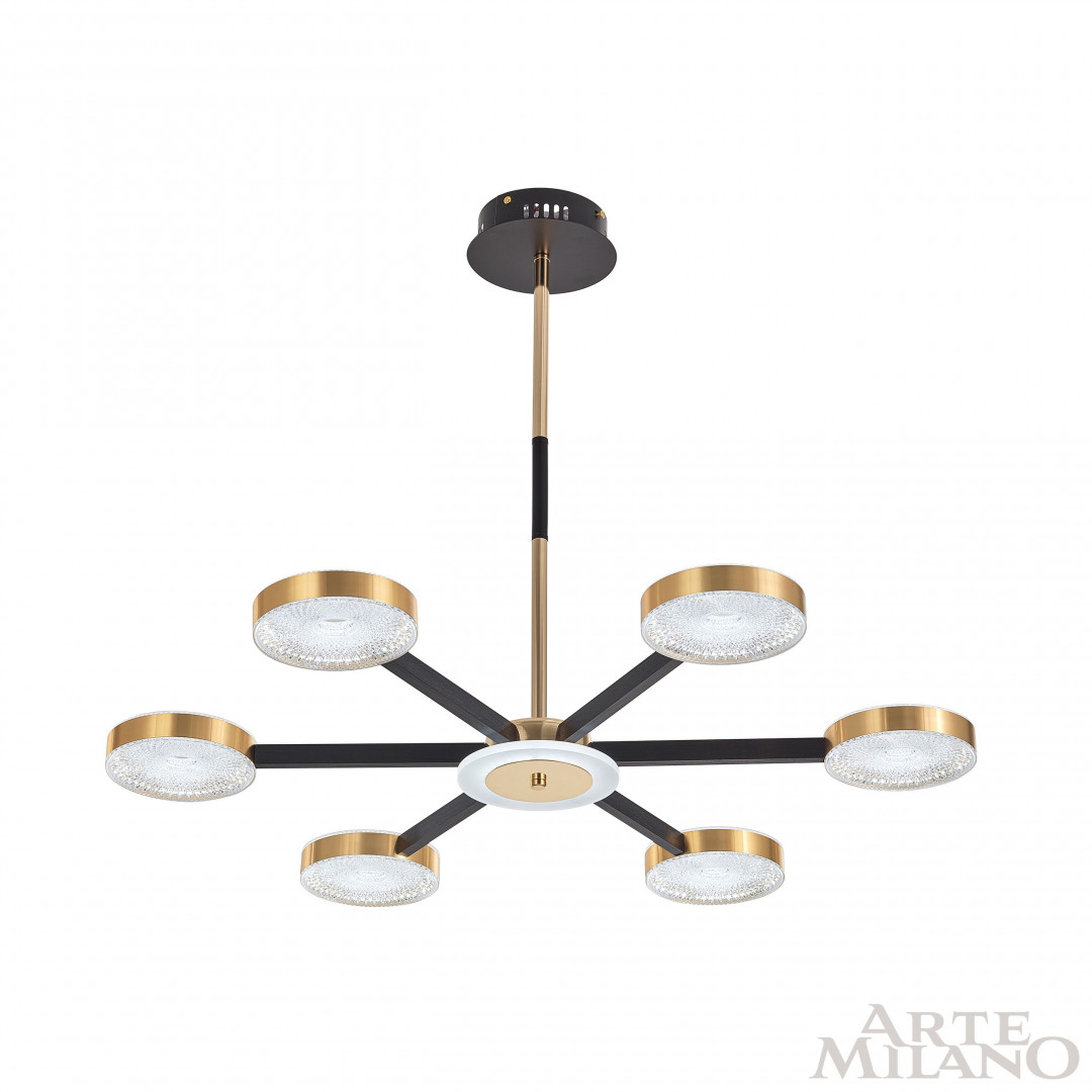 Люстра светодиодная 272079/6 BK/GD Arte Milano
