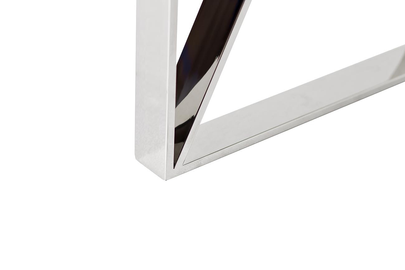 Консоль прозрачное стекло/хром Garda Decor 47ED-CST008