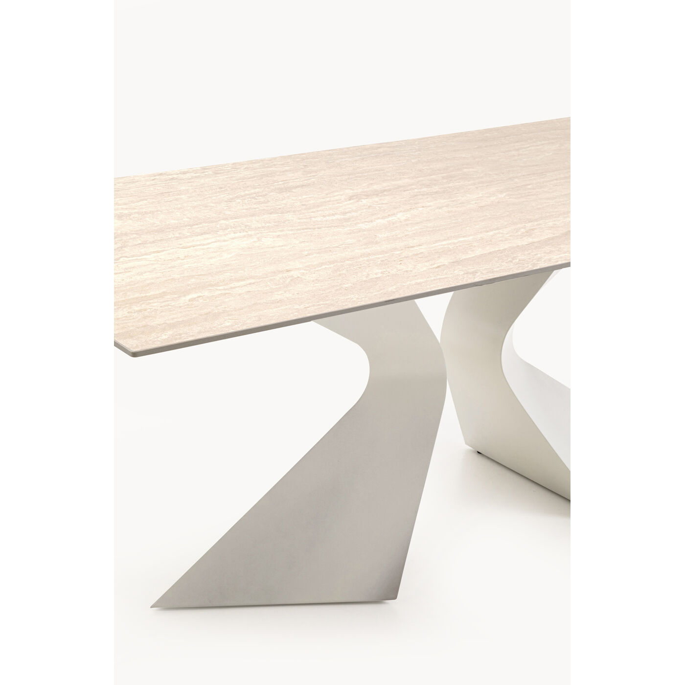 Стол Gloria Travertin Greige 200x100cm KARE 71186