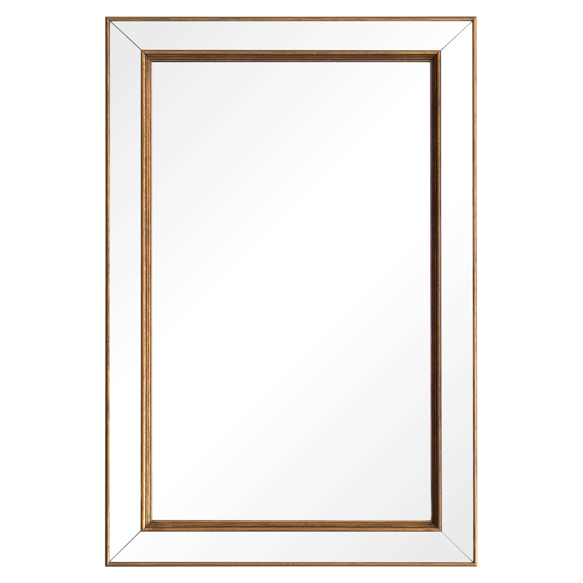 Зеркало BountyHome Miriada mini gold mv044-mini-gold