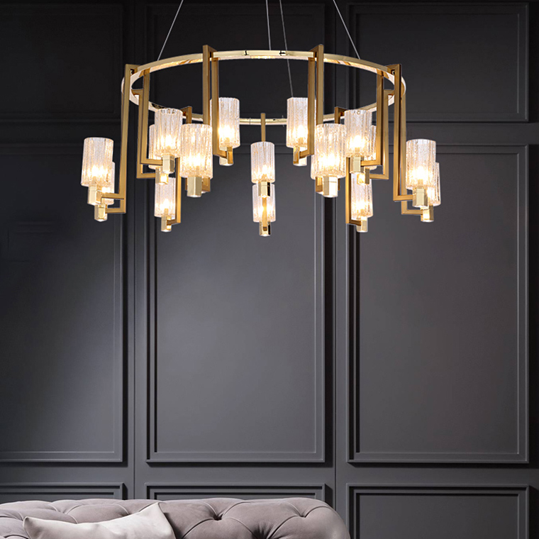 Подвесная кольцевая люстра KRISTEL D110 18 lamps by ImperiumLoft