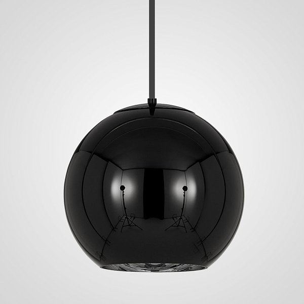 Подвесной светильник Copper Shade Black D35 by ImperiumLoft