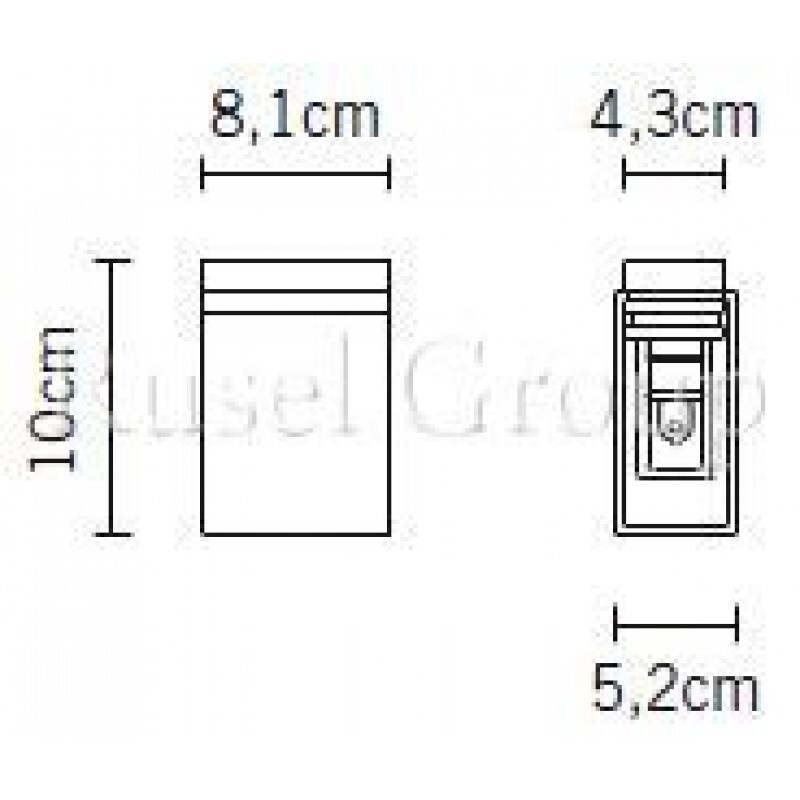 Настенный светильник Fabbian Bijou D75 D07 01