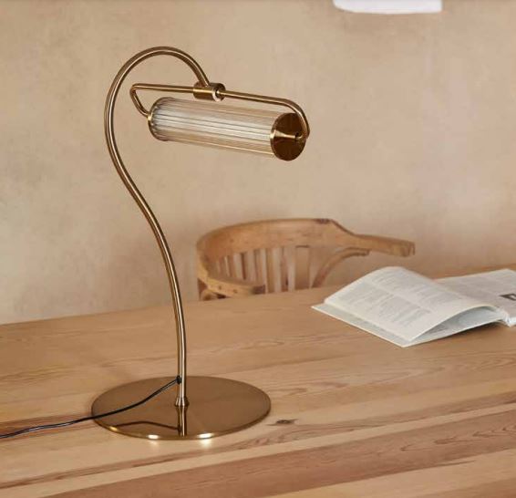 Настольная лампа Ison состаренное золото Aromas del Campo