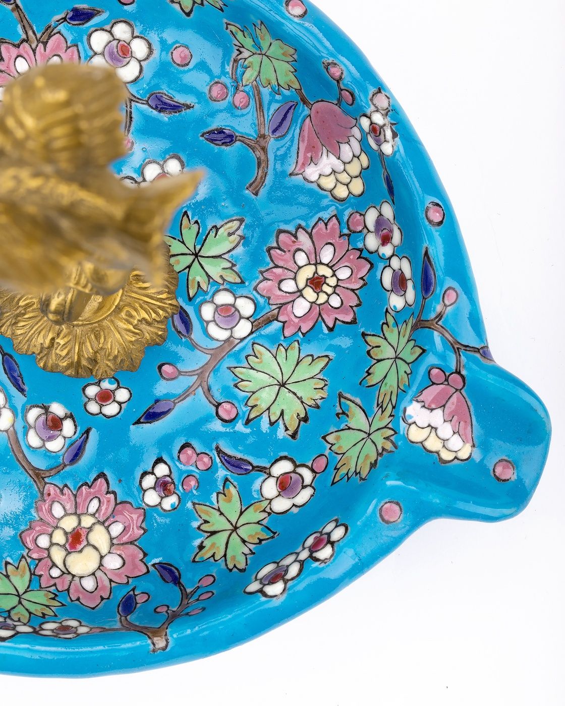 Блюдо с птичкой Glasar C554C/NB3282