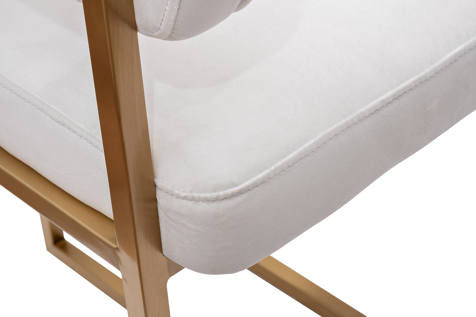 Стул велюр светло-серый/матовое золото 60*55*73 Garda Decor GY-85040