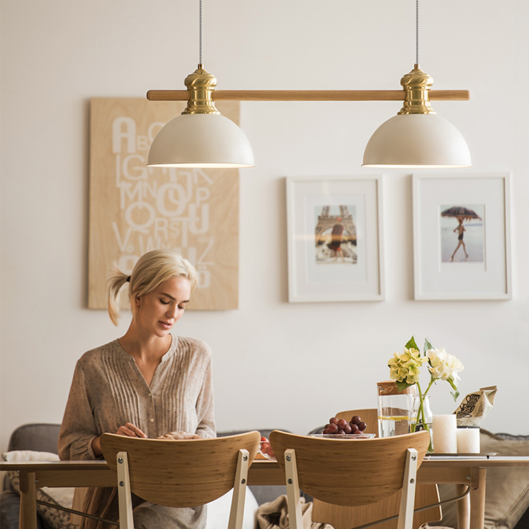 Подвесной реечный светильник NORWAY Light Green by ImperiumLoft